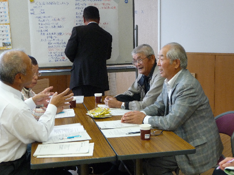 地域を語ろう会（老人会）