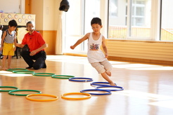 運動する子ども