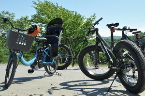 ファットバイクと電動自転車