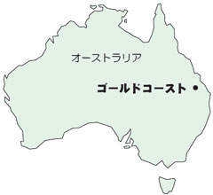 ゴールドコーストの地図