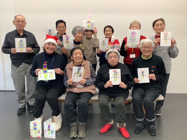 英語講座 クリスマスカードづくり