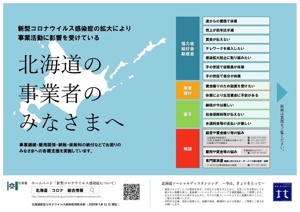 北海道の事業者のみなさまへ