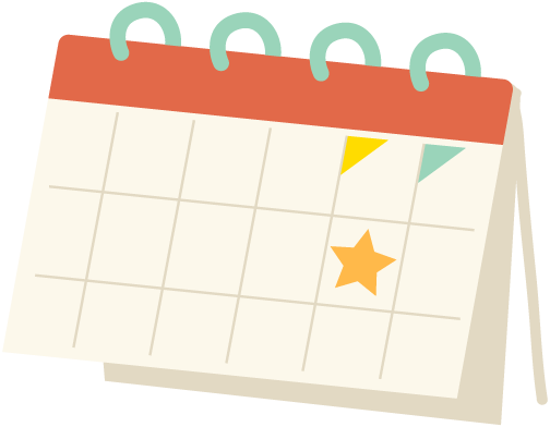 カレンダーのイラスト