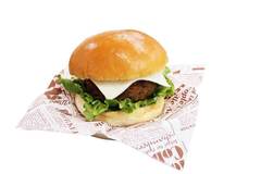 テイクアウト品、ハンバーガーの写真