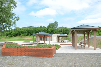 管理棟前休憩スペースの画像1