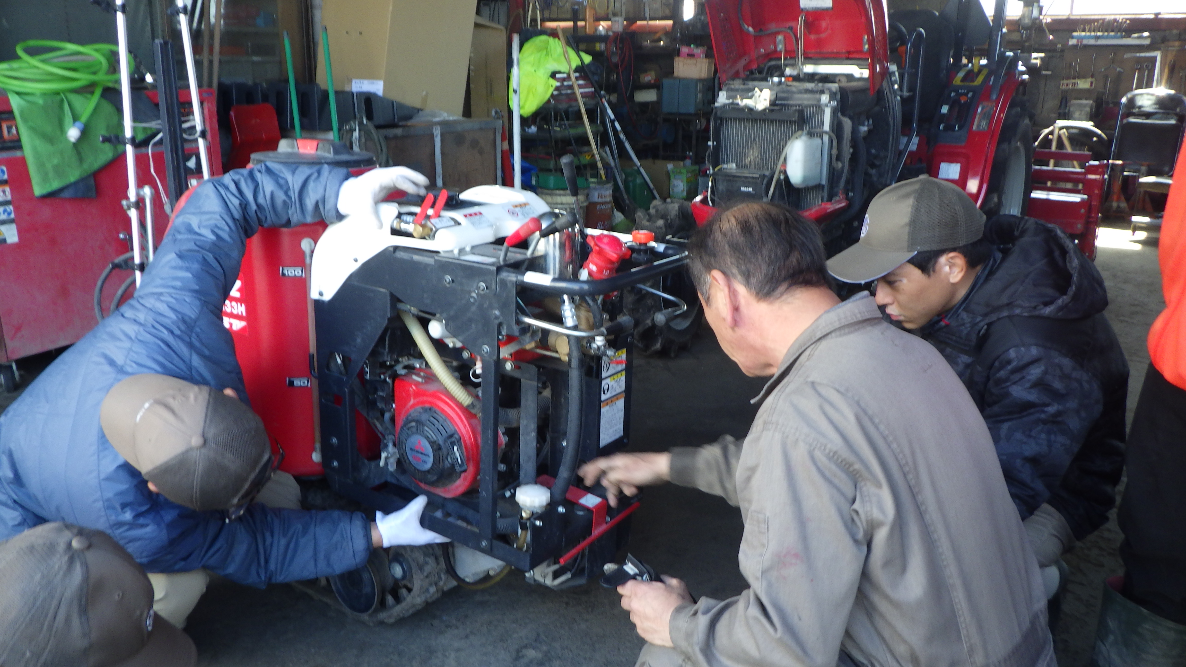 機械整備研修写真