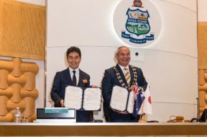 30周年提携再確認式の写真