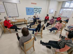 あったかすリハビリ体操の様子