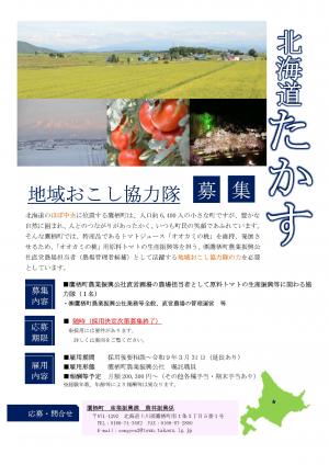 地域おこし協力隊チラシ表