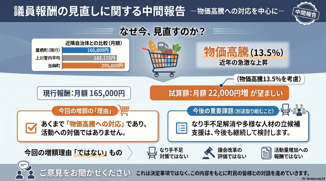議員報酬中間報告資料