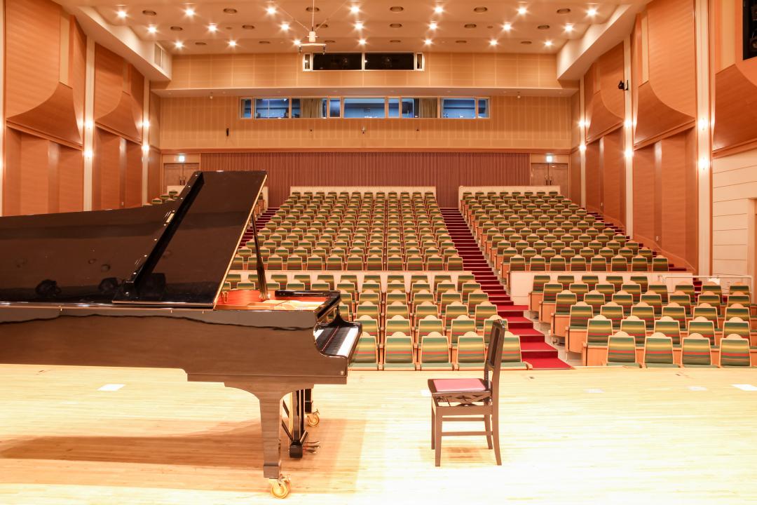 舞台からの写真